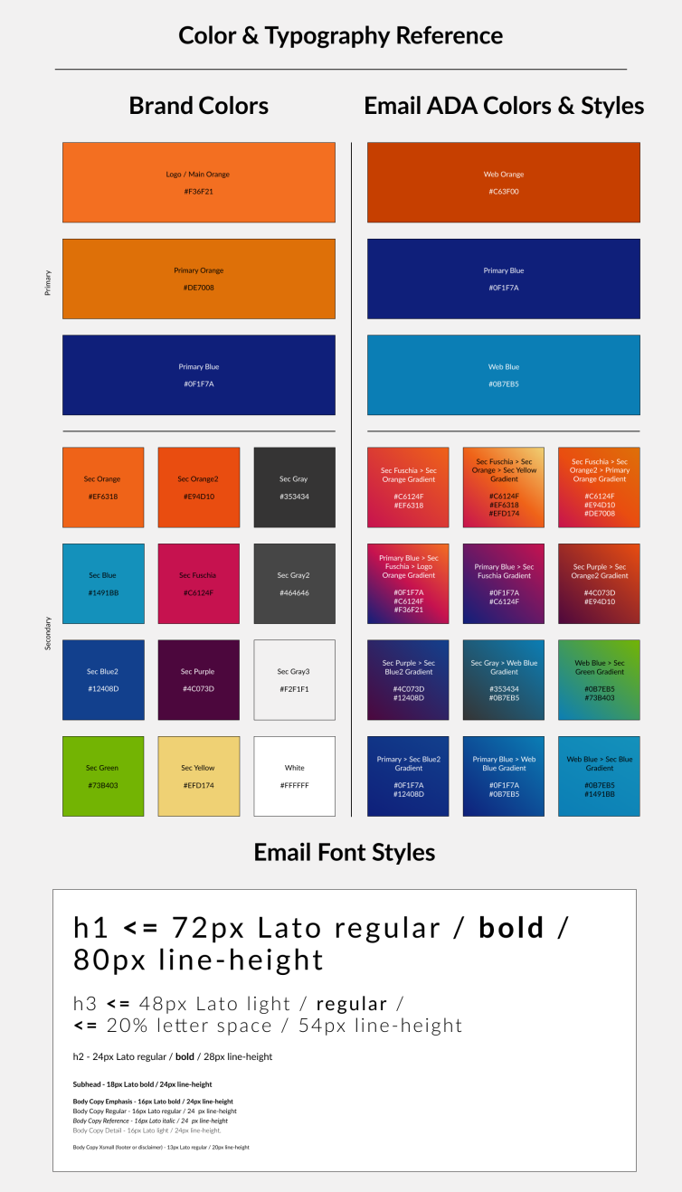 Email Guidebook - Color & Typography